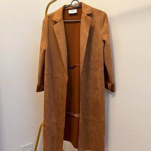 Zara Tan brown suede jacket
